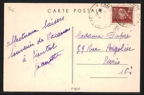 AK Monceaux-le-Comte, Le Pont Carnot