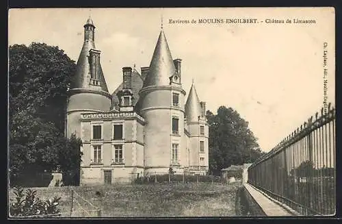 AK Moulins-Engilbert, château de Limanton