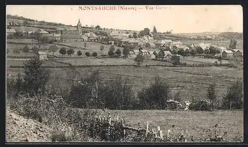 AK Montsauche /Nièvre, Vue Générale