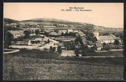 AK Moux, En Morvan, Vue Panoramique