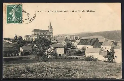 AK Montreuillon, Quartier de l`Église