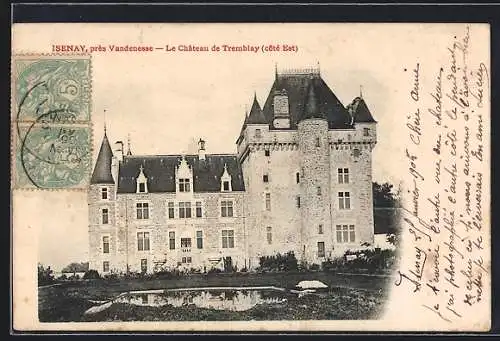 AK Isenay près Vandenesse, Le Château de Tremblay côté Est