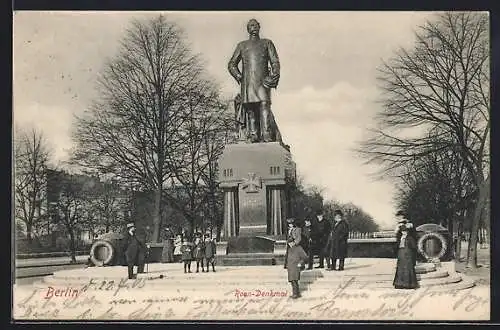 AK Berlin-Tiergarten, Roon-Denkmal