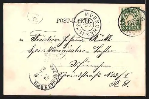 AK Berchtesgaden, Ortsansicht mit Watzmann