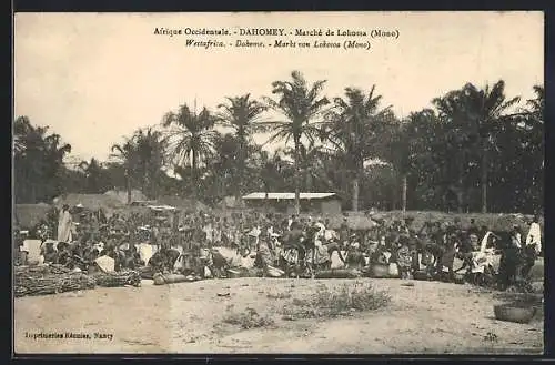 AK Lokosoa, Afrikanische Volkstypen auf dem Markt