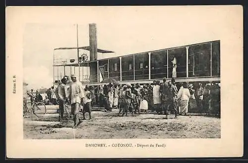 AK Dahomey-Cotonou, Dèpart du Faadji