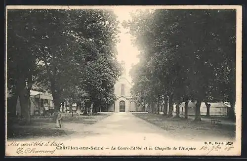 AK Châtillon-sur-Seine, Le Cours-l`Abbé et la Chapelle de l`Hospice