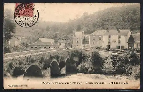 AK Gissey-s-Ouche, Canton de Sombarnon, Pont sur l`Ouche