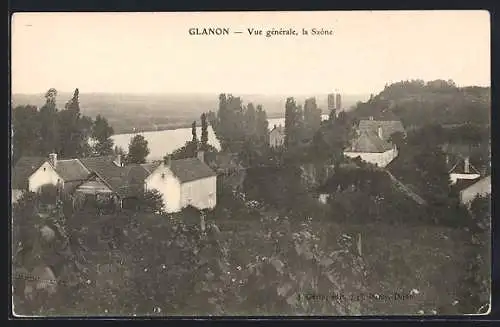 AK Glanon, Vue générale, la Saône