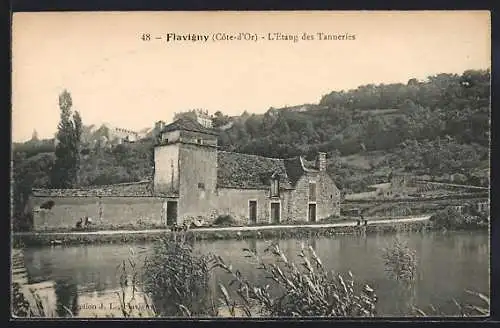 AK Flavigny /Côte-d`Or, L`Etang des Tanneries