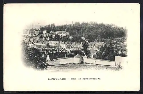 AK Montbard, Vue de Montmuzard