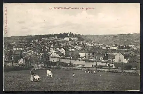 AK Montbard /Côte-d`Or, Vue générale