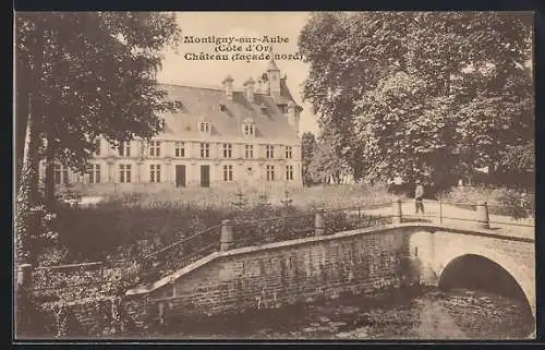 AK Montigny-sur-Aube /Côte d`Or, Château facade nord