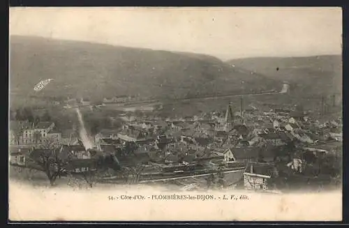 AK Plombières-les-Dijon /Côte-d`Or, Panorama