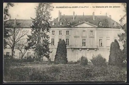 AK Plombières-les-Dijon /Côte-d`Or, Le Séminaire pris des pelouses