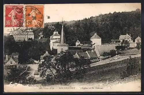 AK Rochefort, Eglise et le Château