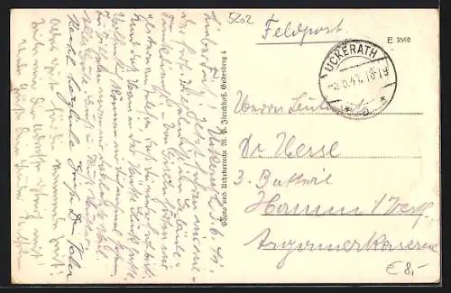 AK Uckerath, Ortsansicht mit Blick nach der Kirche