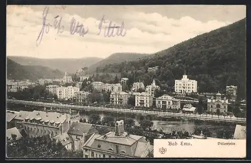 AK Bad Ems, Villenseite und die Umgebung