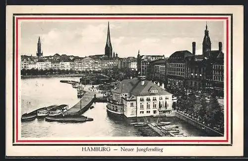 AK Hamburg-Neustadt, Neuer Jungfernstieg