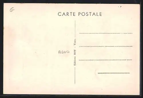 AK Fondettes, La Fontaine-vue de l`arret de Mareuil