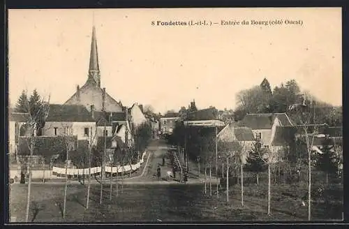 AK Fondettes, Entrèe du Bourg (cotè Ouest)