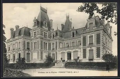 AK Fondettes /I.-et-L., Château de la Plaine