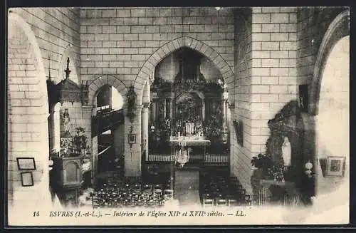 AK Esvres, Intèrieur de l`Èglise