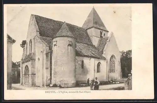 AK Druyes, L`Èglise, ensemble Sud-Ouest