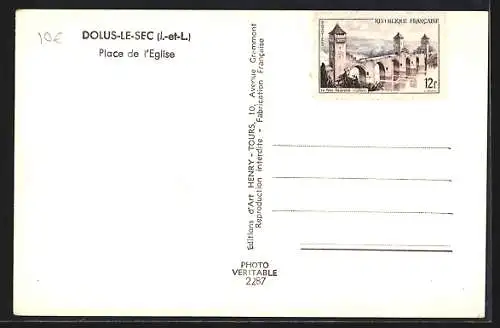 AK Dolus-le-Sec, Place de l`Eglise