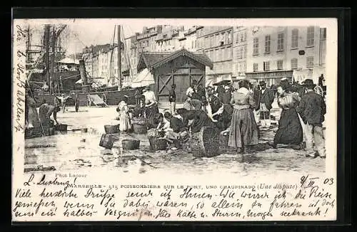 AK Marseille, Poissonnière sur le Port