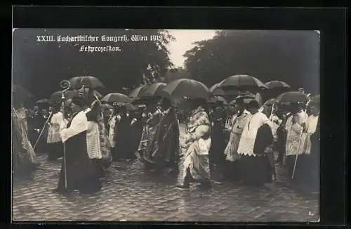 AK Wien, XXIII. Eucharistischer Kongress 1912, Festprozession