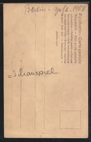 AK Schauspieler Adalbert Matkowsky in Macbeth