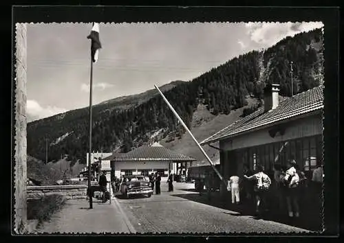 AK Brennerpass, Italienisches Zollamt, Grenze