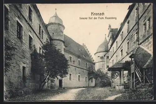 AK Kronach, Innerer Hof der Feste Rosenburg