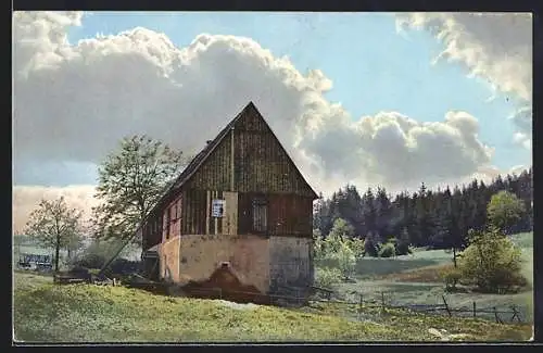 Künstler-AK Photochromie Nr.: Altenberg, Die Rauschermühle