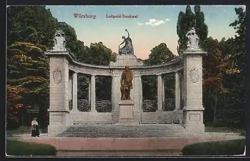 AK Würzburg, Luitpold-Denkmal