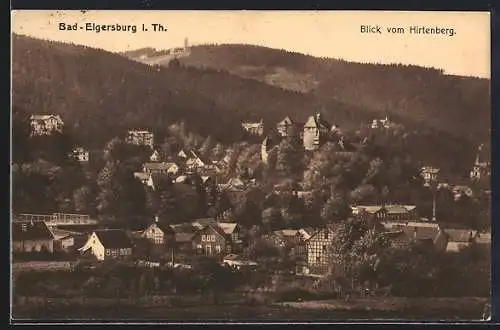 AK Bad-Elgersburg i. Th., Blick vom Hirtenberg