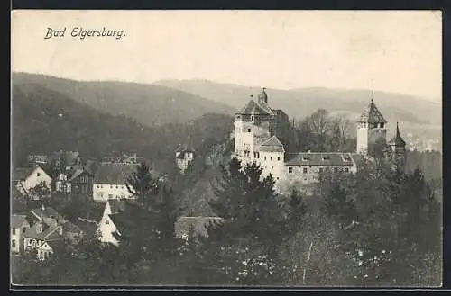 AK Bad Elgersburg, Blick auf Ortschaft