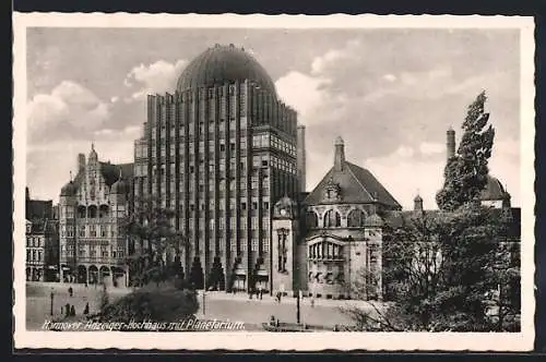 AK Hannover, Anzeiger-Hochhaus mit Planetarium