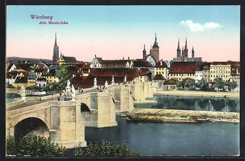 AK Würzburg, Alte Mainbrücke