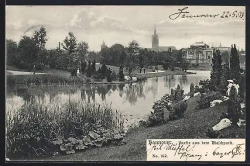 AK Hannover, Partie aus dem Maschpark