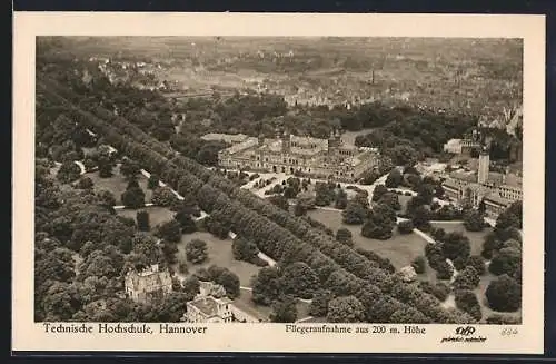 AK Hannover, Technische Hochschule aus dem Flieger