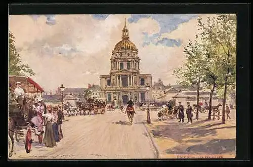 Künstler-AK Georges Stein: Paris, les invalides