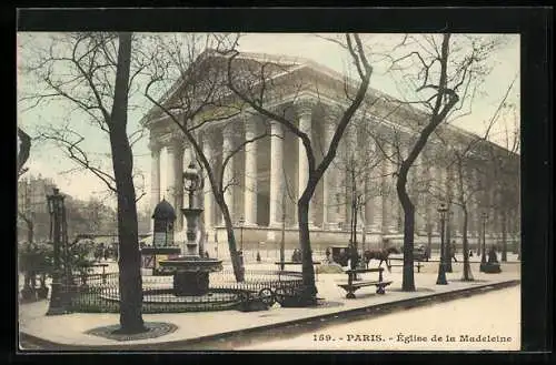 AK Paris, Église de la Madeleine