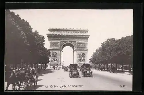 AK Paris, L`Arc de Triomphe, Triumphbogen