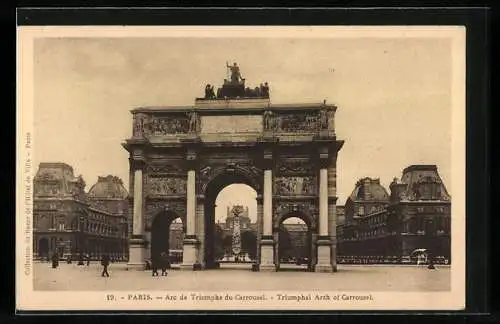 AK Paris, Arc de Triomphe du Carrousel