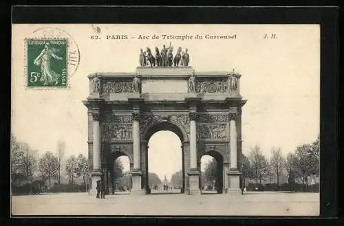 AK Paris, Arc de Triomphe du Carrousel