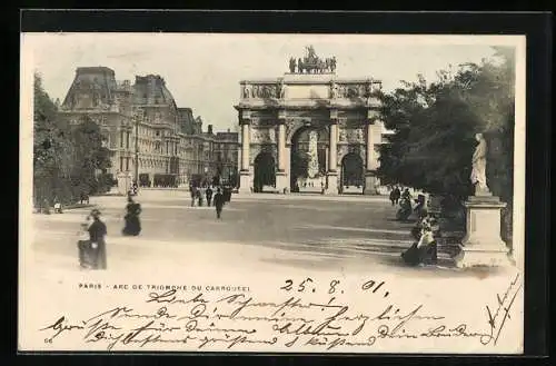 AK Paris, Arc de Triomphe du Carrousel