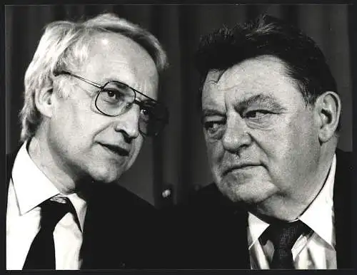 Fotografie WEREK, München, Franz Josef Strauss und Edmund Stoiber, 1987