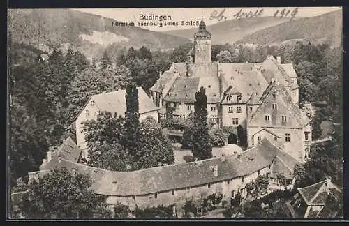 AK Büdingen / Hessen, Fürstlich Ysenburg`sches Schloss